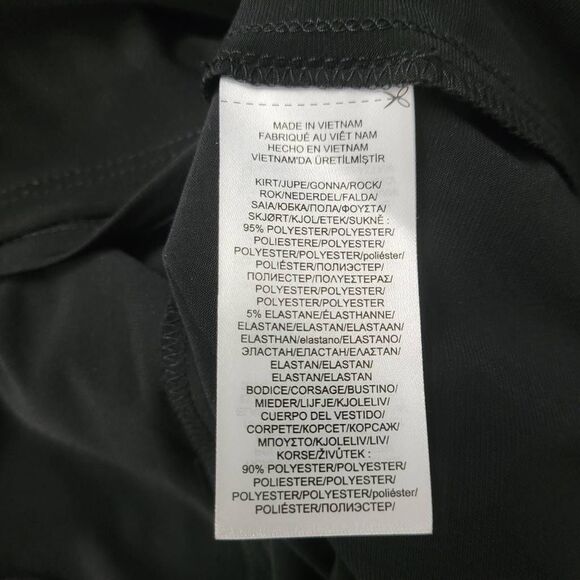 Lauren Ralph Lauren Velvet Faux Wrap Sheath Dress Sz‎ 16 Black Modest Wedding - Picture 8 of 12